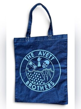Avett Brothers Denim Tote Bag